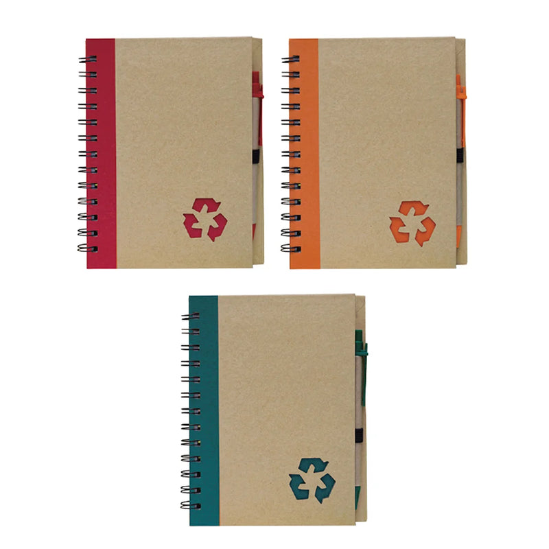 【Hinokii】Recycled Notebook with Pen