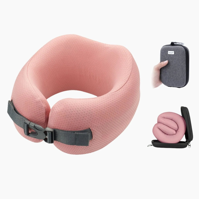 Easynap Foldable Pocket Travel Neck Pillow With Pouch