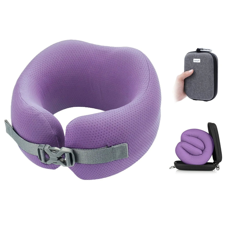 Easynap Foldable Pocket Travel Neck Pillow With Pouch
