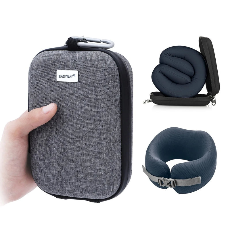 Easynap Foldable Pocket Travel Neck Pillow With Pouch