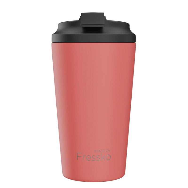 Made By Fressko Grande Insulated Stainless Steel Cup (16oz) - Coral