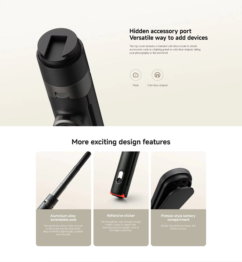 Xiaomi Zoom Floor Selfie Stick Tripod 62