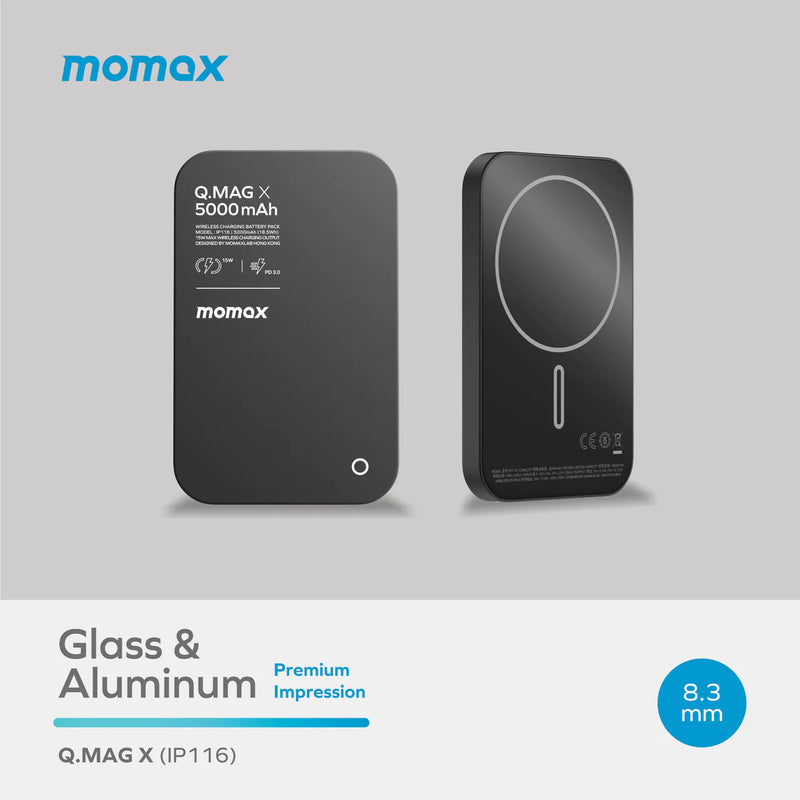 Momax Q.Mag 5,000mAh Wireless Powerbank