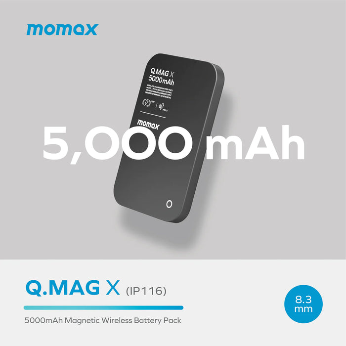 Momax Q.Mag 5,000mAh Wireless Powerbank