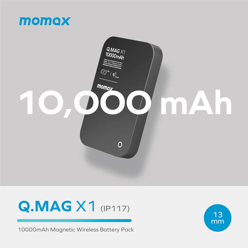 Momax Q.Mag 10,000mAh Wireless Powerbank