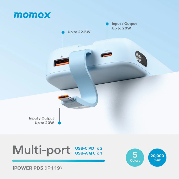 Momax iPower PD5 20,000mAh Powerbank