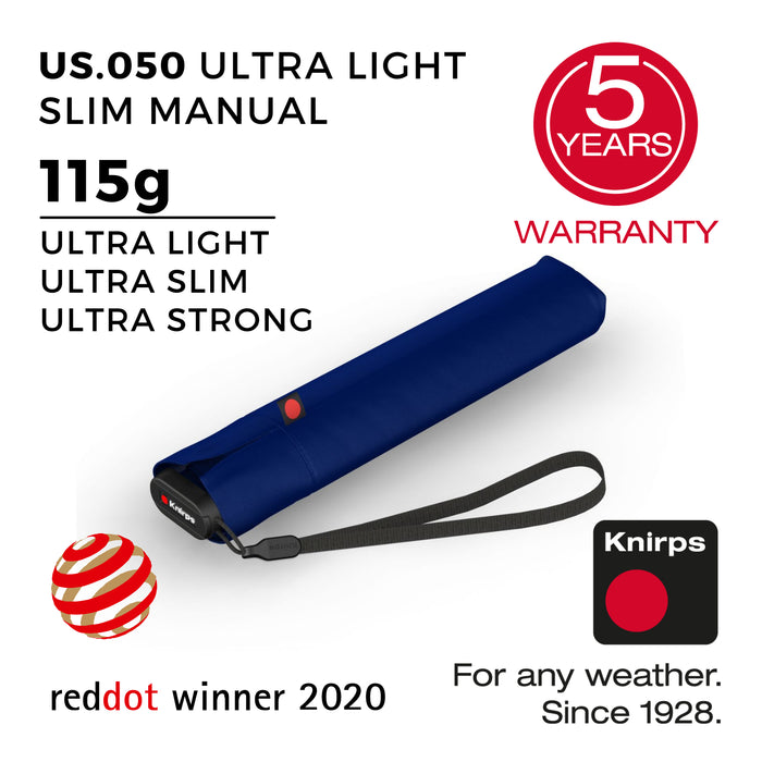 Knirps Ultra Light Slim Manual Umbrella (Only 115g)