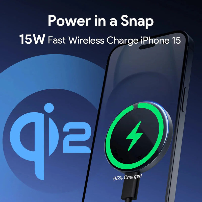 Aukey 15W MagLink Aura Magnetic Wireless Charger