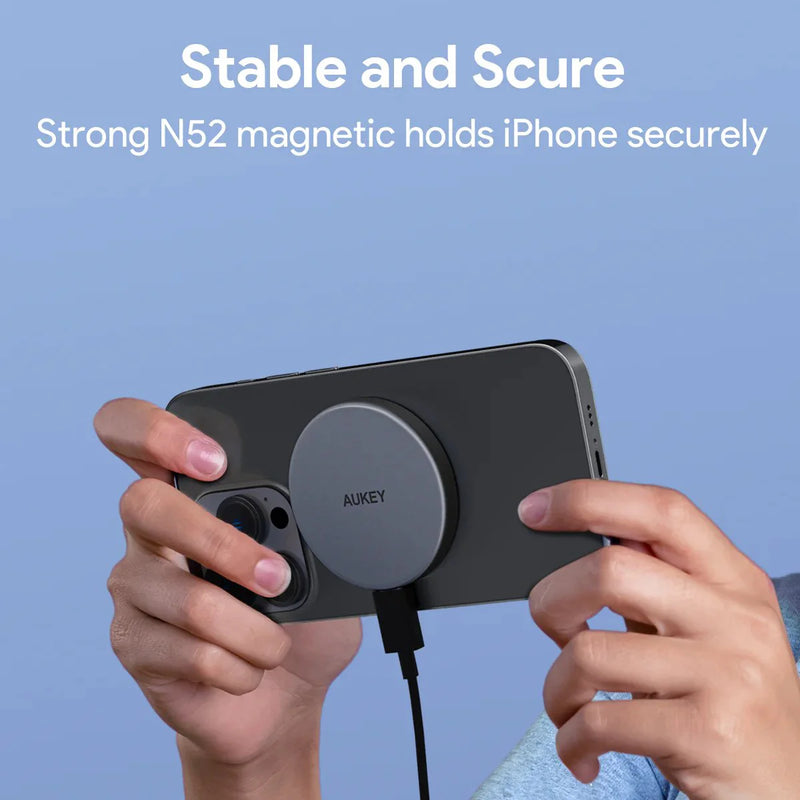 Aukey 15W MagLink Aura Magnetic Wireless Charger