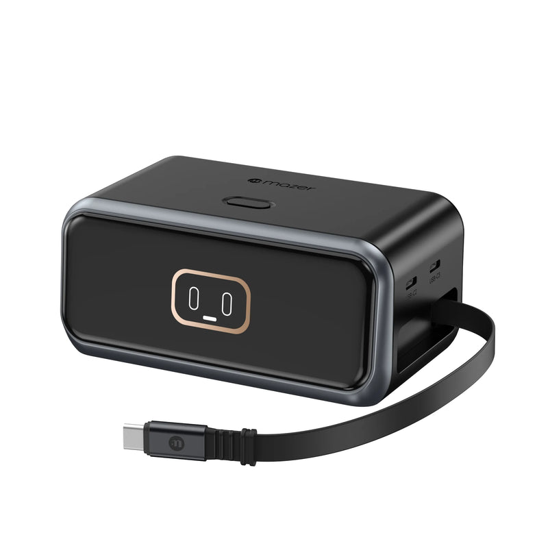 Mazer PrestigeGaN PD200W Desktop Charger with Retractable Cable