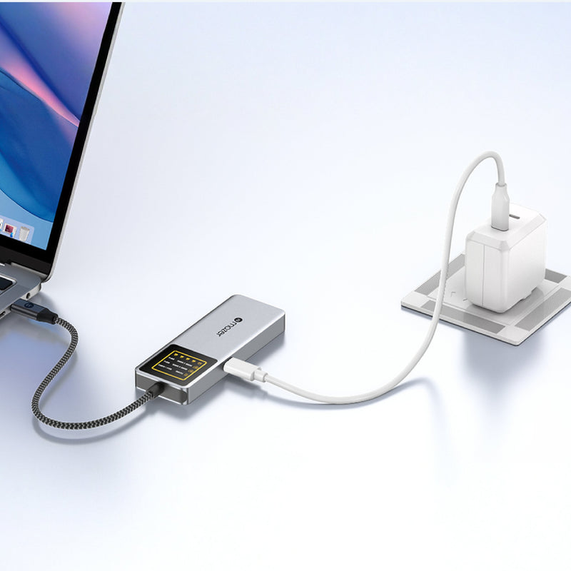 Mazer InfiniteHub Ai USB C Hub 7-In-1 with Smart Display