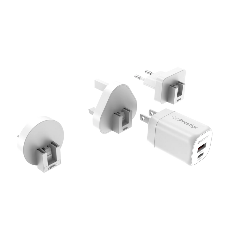 Mazer GaNPrestige 35W GaN Wall Charger (EU + AU + UK Pin)
