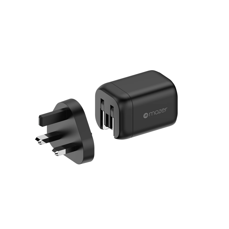 Mazer PrestigeGaN 60W Max GaN Wall Charger (2 Ports)