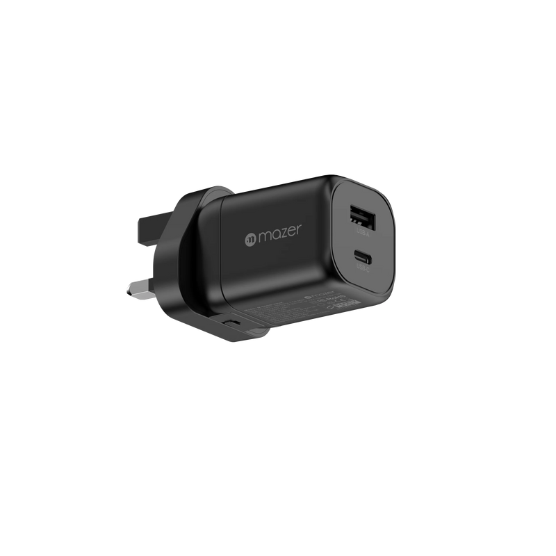 Mazer PrestigeGaN 60W Max GaN Wall Charger (2 Ports)