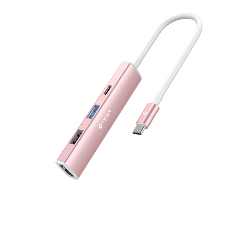 Mazer InfiniteLinkHub Slim Hub51 4-in-1 USB C Multimedia Mobile Hub