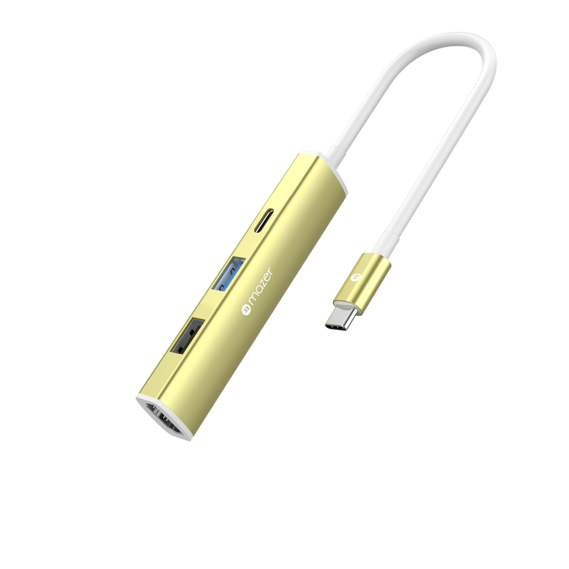 Mazer InfiniteLinkHub Slim Hub51 4-in-1 USB C Multimedia Mobile Hub