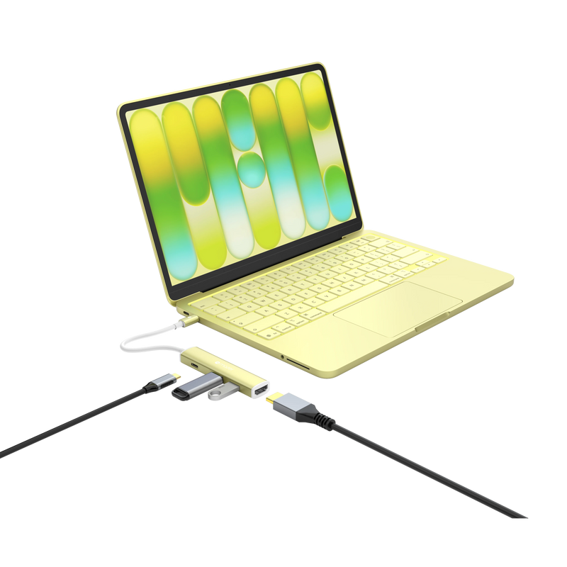 Mazer InfiniteLinkHub Slim Hub51 4-in-1 USB C Multimedia Mobile Hub