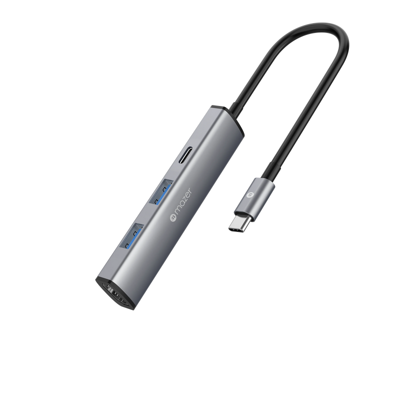 Mazer InfiniteLinkHub Slim Hub51 4-in-1 USB C Multimedia Mobile Hub
