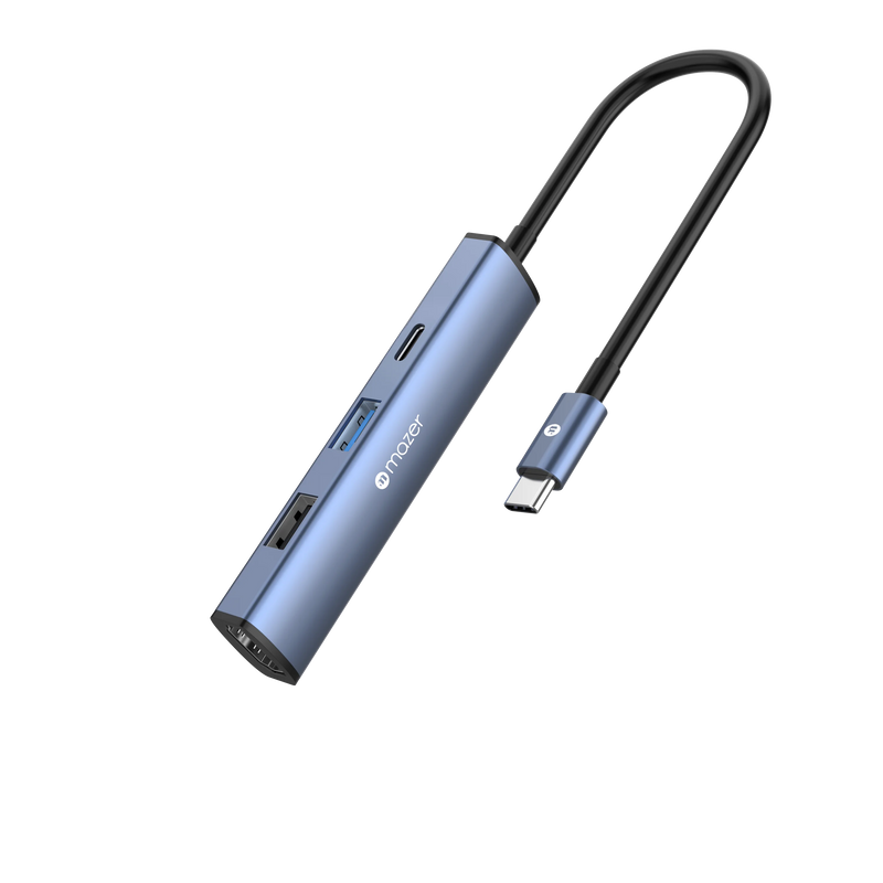 Mazer InfiniteLinkHub Slim Hub51 4-in-1 USB C Multimedia Mobile Hub