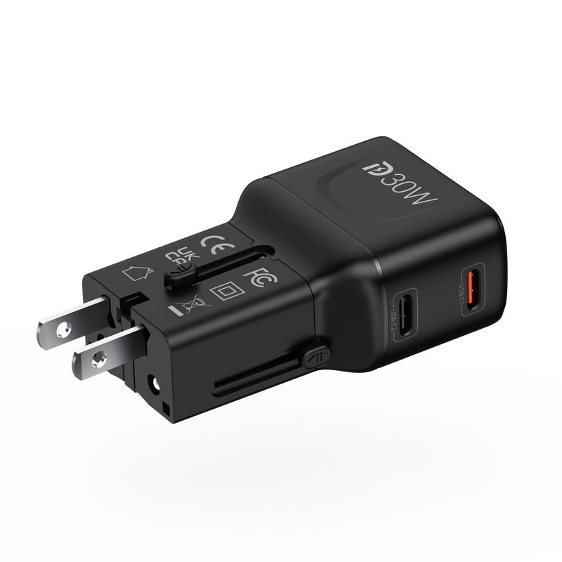 Mazer InfiniteTravel Pocket 30W Universal Travel Charger