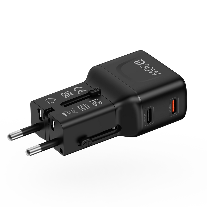 Mazer InfiniteTravel Pocket 30W Universal Travel Charger