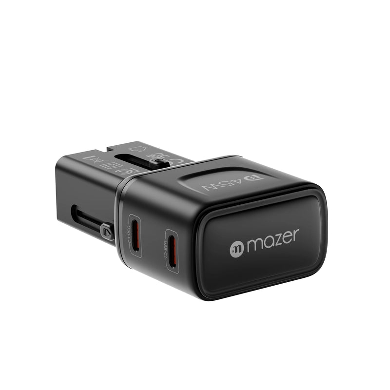 Mazer InfiniteTravel Pocket 45W Universal Travel Charger