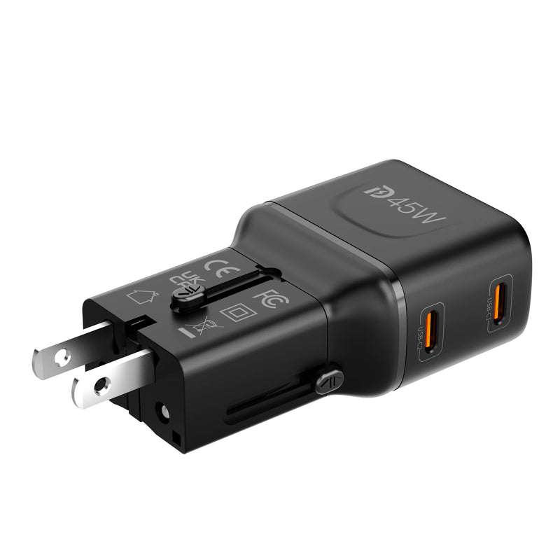 Mazer InfiniteTravel Pocket 45W Universal Travel Charger