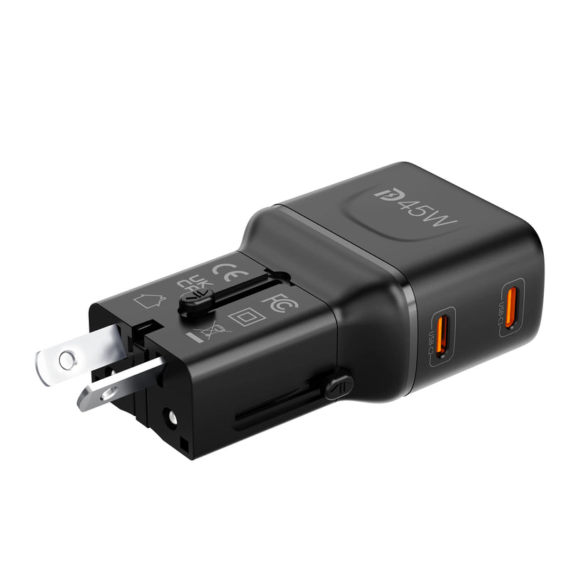 Mazer InfiniteTravel Pocket 45W Universal Travel Charger