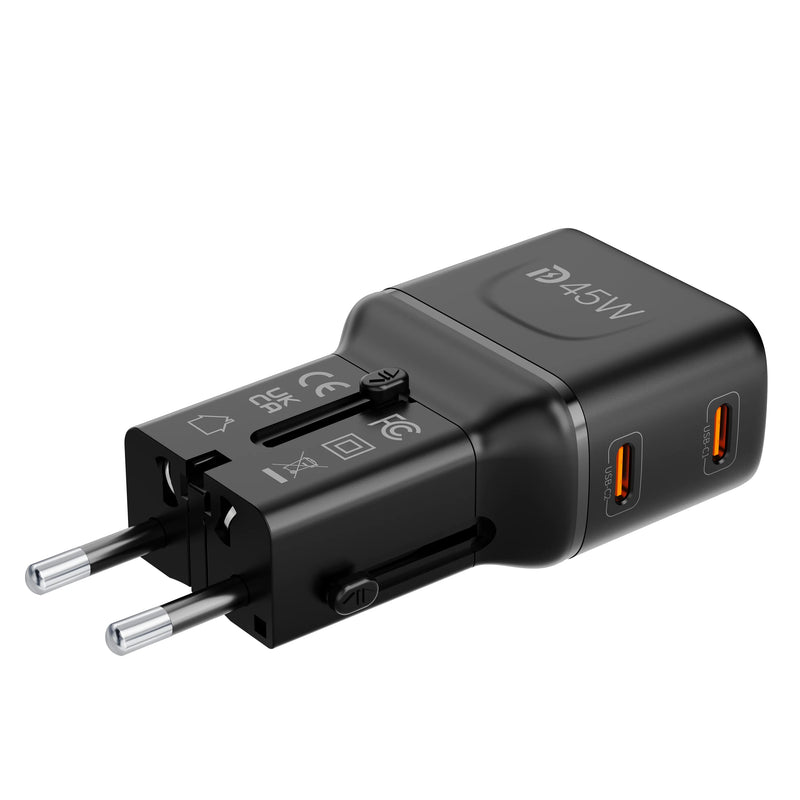 Mazer InfiniteTravel Pocket 45W Universal Travel Charger