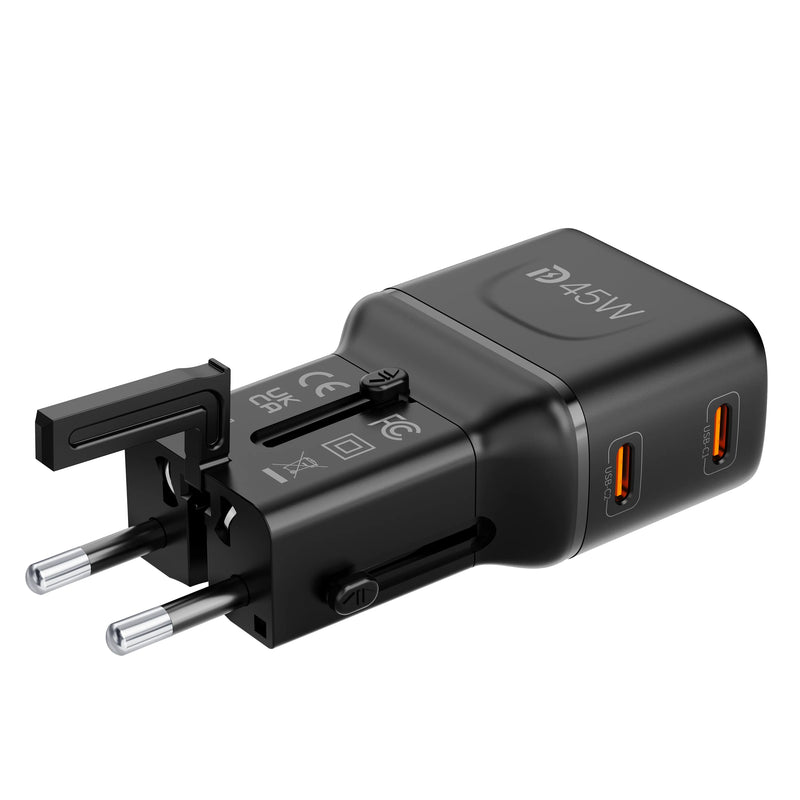 Mazer InfiniteTravel Pocket 45W Universal Travel Charger