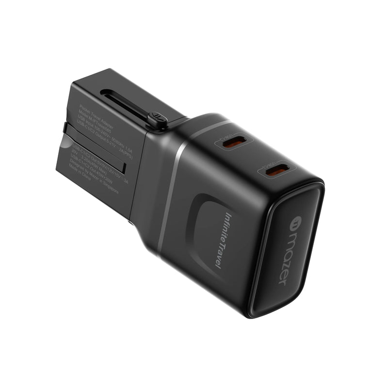 Mazer InfiniteTravel Pocket 65W Universal Travel Charger