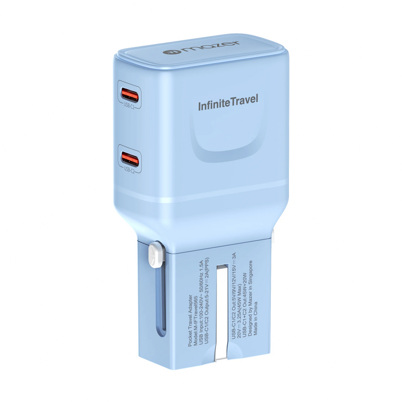 Mazer InfiniteTravel Pocket 65W Universal Travel Charger