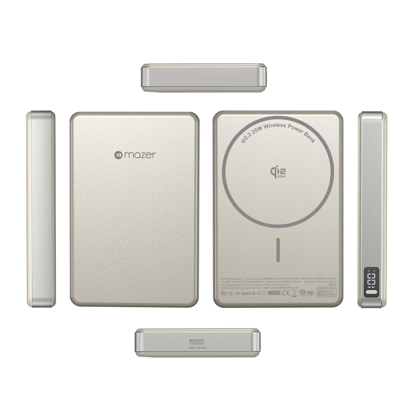 Mazer MagAir31 10,000mAh Magnetic Wireless Power Bank (CCC Approved)