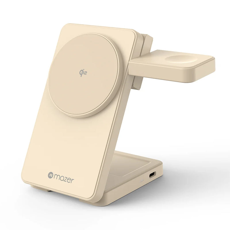 Mazer MagFold8 25W 3-in-1 Wireless Charger