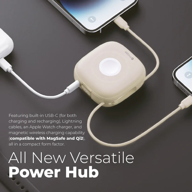 Mazer MagLink18i 10,000mAh Magnetic Wireless + Apple Watch Charging Power Bank