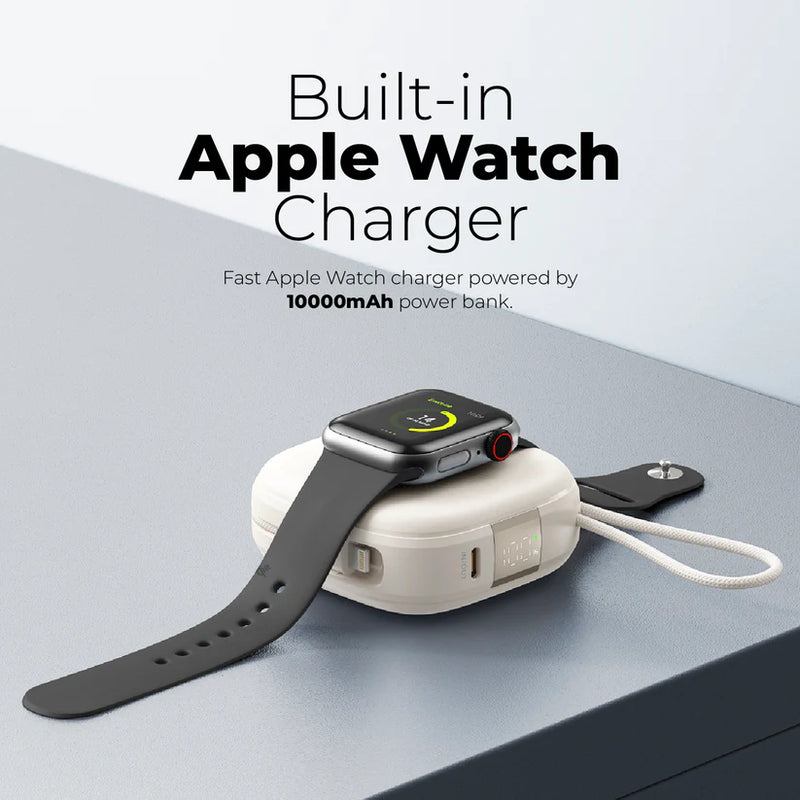 Mazer MagLink18i 10,000mAh Magnetic Wireless + Apple Watch Charging Power Bank