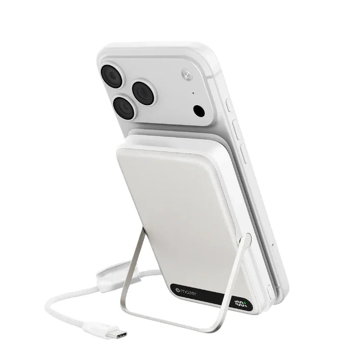 Mazer MagLink19 10,000mAh Magnetic Wireless Powerbank with Apple Watch Charging (CCC Approved)