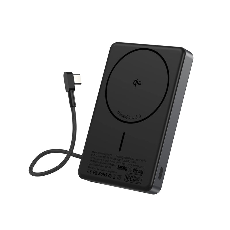 Mazer MagLink70 10,000mAh Magnetic Wireless Power Bank (CCC Approved)