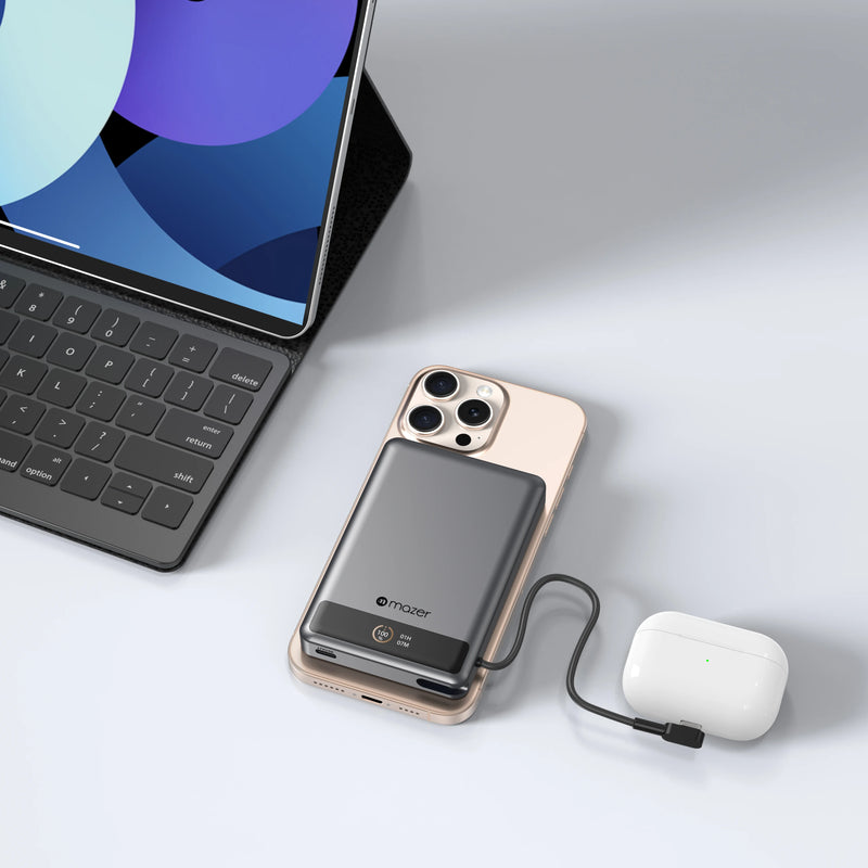 Mazer MagLink70 10,000mAh Magnetic Wireless Power Bank (CCC Approved)