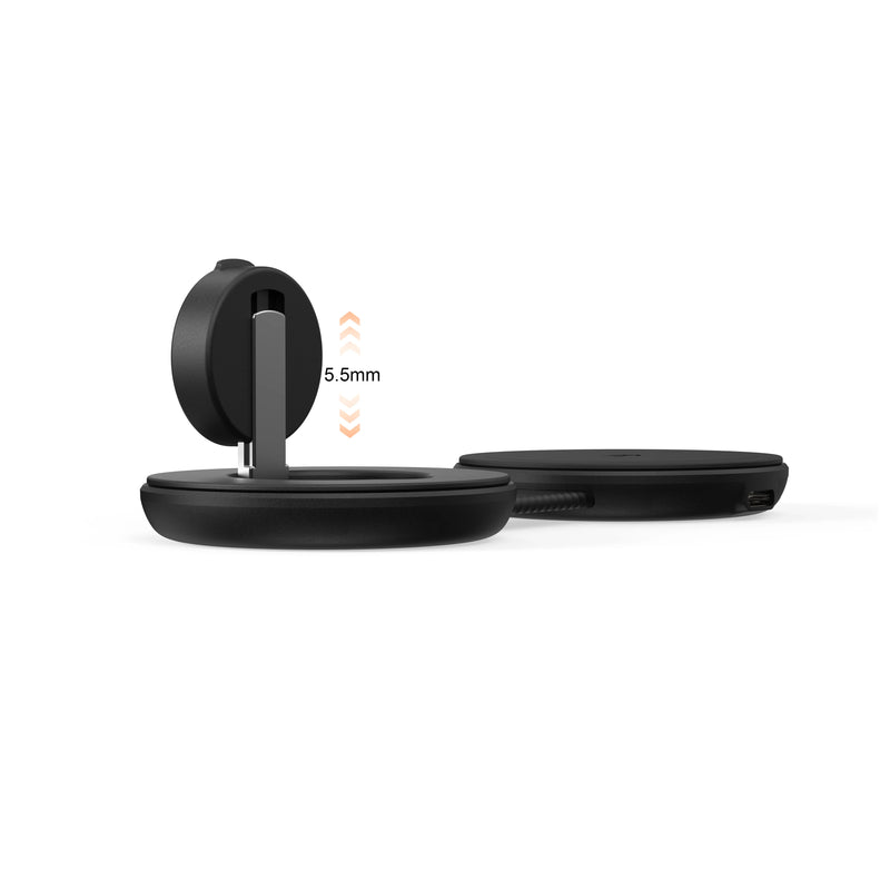 Mazer MagPad Duo2 Qi2.2 Certified 25W 2-in-1 Foldable Wireless Charging Pad