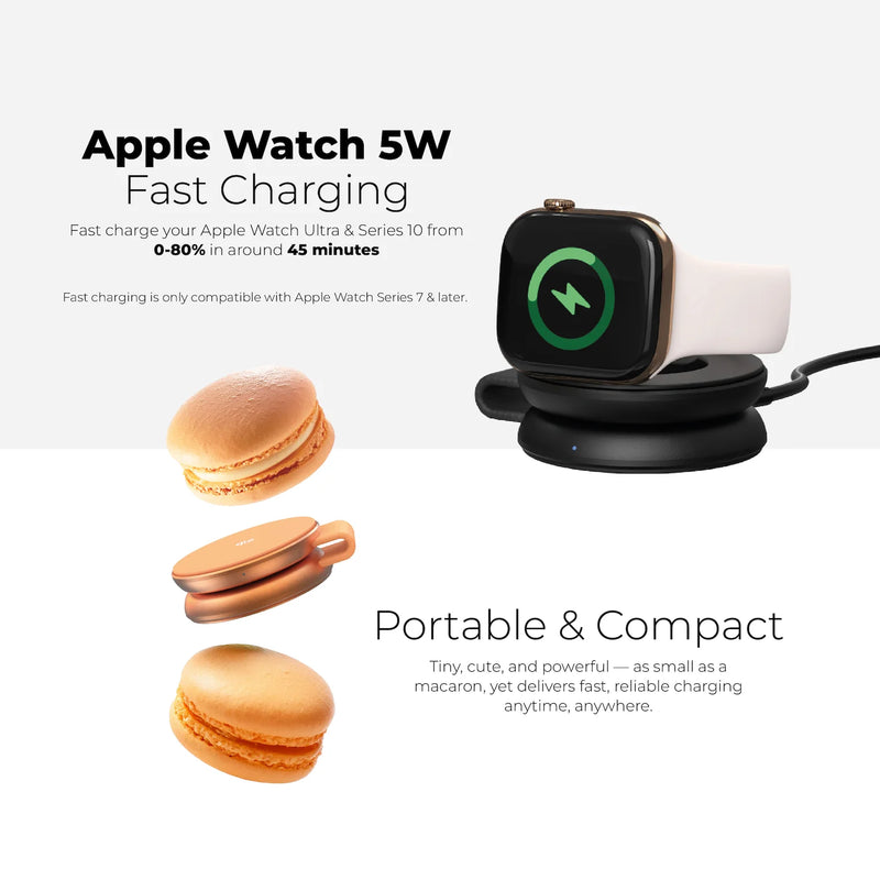 Mazer MagPad Duo2 Qi2.2 Certified 25W 2-in-1 Foldable Wireless Charging Pad
