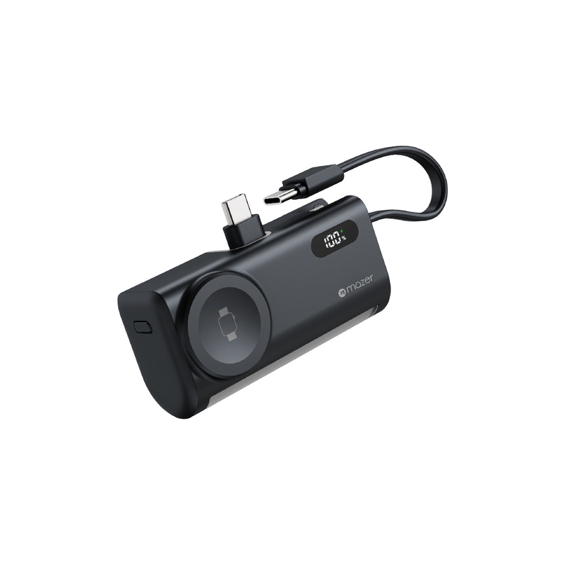 Mazer PowerCharge Pocket 2 PD20W Power Bank with Apple Watch Charging (5,000mAh)