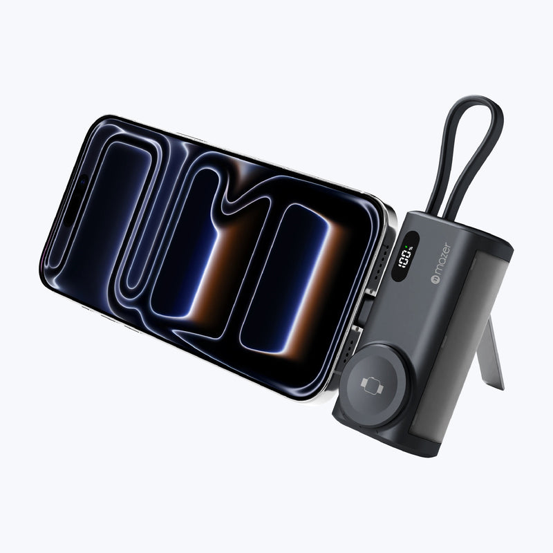 Mazer PowerCharge Pocket 2 PD20W Power Bank with Apple Watch Charging (5,000mAh) (CCC✅)