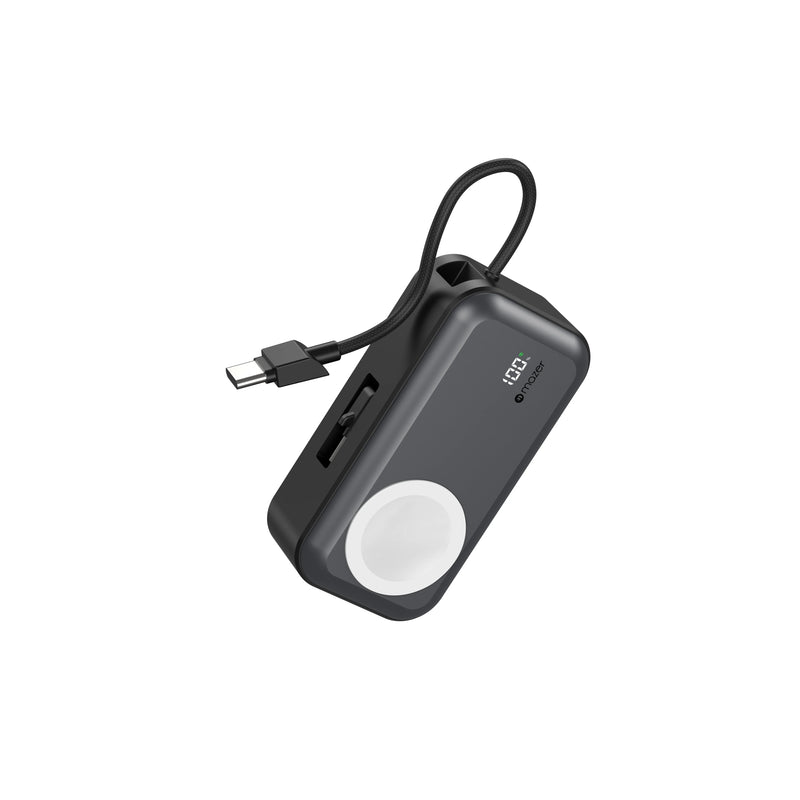 Mazer Pocket Mini 5000mAH (Built-In Cable + Apple Watch Charging)