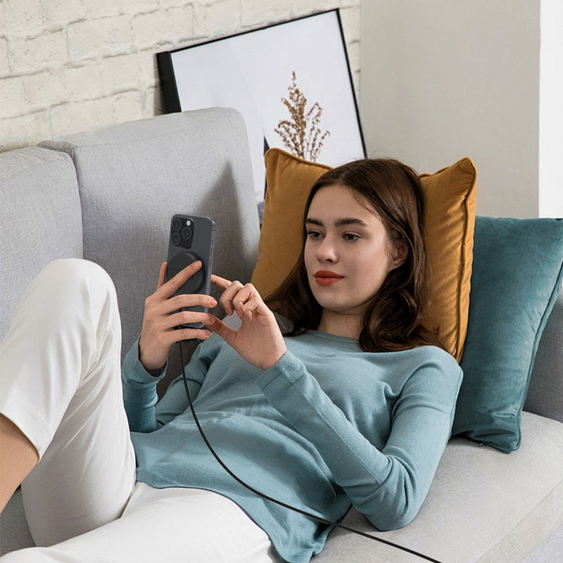 Mazer MagPad Qi2 Certified 15W Portable Charging Pad with Stand