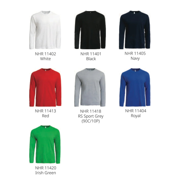 North Harbour Long-Sleeve Cotton T-Shirt