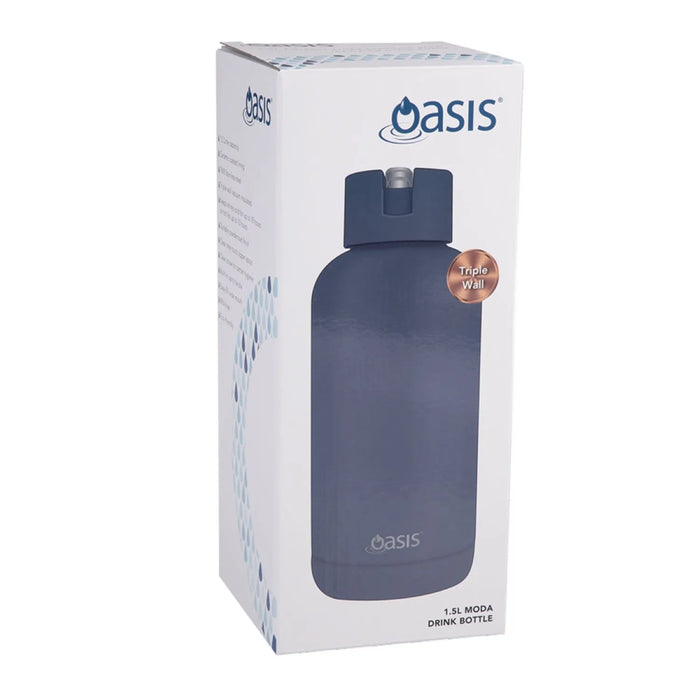 Oasis Stainless Steel Insulated Ceramic Moda Bottle (1.5L)