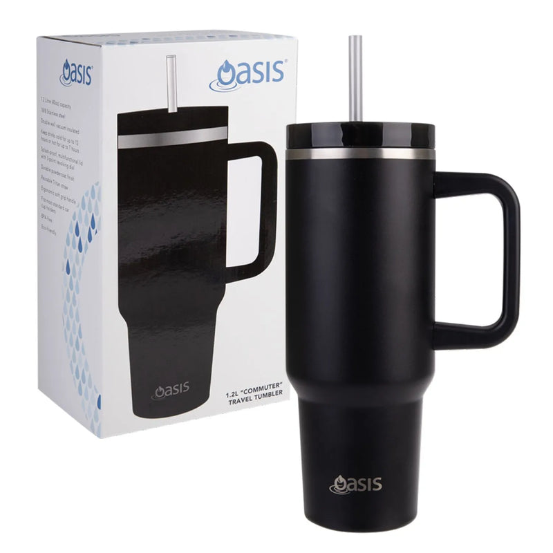 Oasis Stainless Steel Insulated Commuter Travel Tumbler (1.2L)