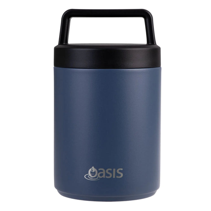 Oasis Stainless Steel Insulated Food Flask with Handle (480ml)