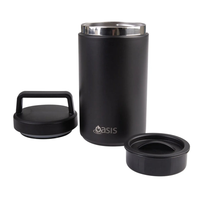 Oasis Stainless Steel Insulated Food Flask with Handle (700ml)
